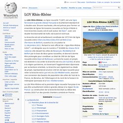 LGV Rhin-Rhône