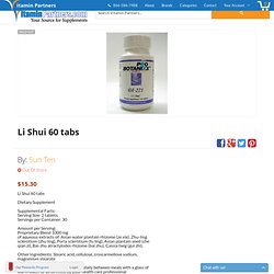 Vitamin Partners - Li Shui 60 tabs