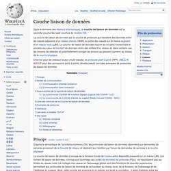 Couche liaison de données