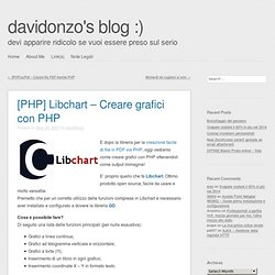 [PHP] Libchart - Creare grafici con PHP