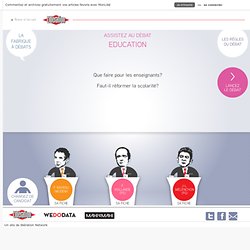 Libération - La Fabrique à Débats : Education