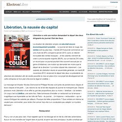 Libération, la nausée du capital