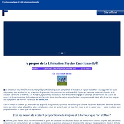Libération psycho émotionnelle