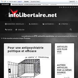 Info Libertaire - Actualité militante et info anarchiste