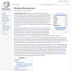 Christian libertarianism