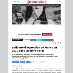 La liberté d’expression en France en 2020 dans un drôle d’état
