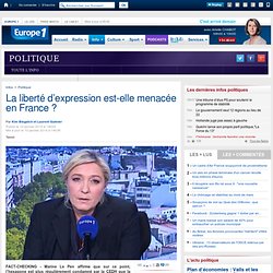 La liberté d’expression est-elle menacée en France ?