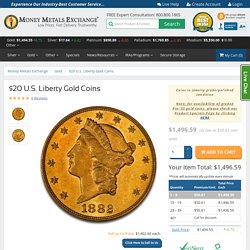 Buy U.S. Liberty 20 Dollar Gold Coins Online