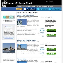 Statue of Liberty Tickets - Reservations – StatueOfLibertyTickets.com