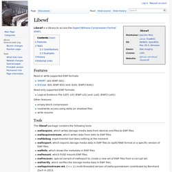Libewf - ForensicsWiki