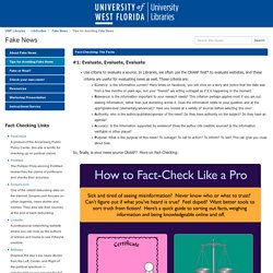 Tips for Avoiding Fake News - Fake News - LibGuides at University of West Florida Libraries