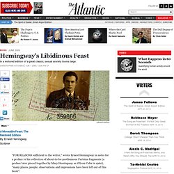 Hemingway's Libidinous Feast - Christopher Hitchens