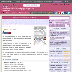 Connaître et utiliser le clavier AZERTY