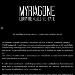Librairie - Site de myriagone !