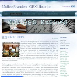 Librarian Blog - Mollee Branden