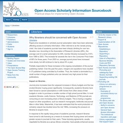 Why librarians should be concerned with Open Access