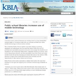 Public school libraries increase use of mobile technology
