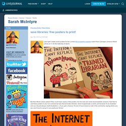 save libraries: free posters to print! - Sarah McIntyre
