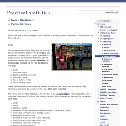 4. Public libraries - Practical statistics