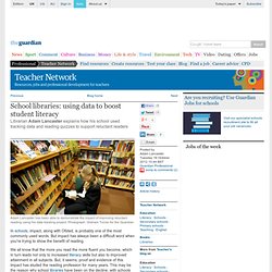 School libraries: using data to boost student literacy