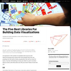 The Five Best Libraries For Building Data Visualizations
