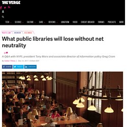 What public libraries will lose without net neutrality