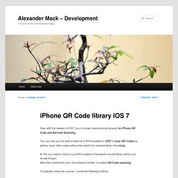 Alexander Mack – Development