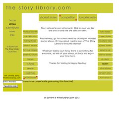 The Story Library. A collection of true short stories online.