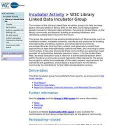 C Library Linked Data Incubator Group