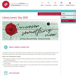 Library Lovers' Day 2020