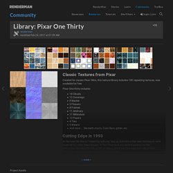 Library: Pixar One Thirty