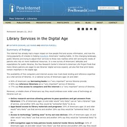 Library Services in the Digital Age