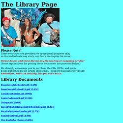 Library (Sheet Music Resources)