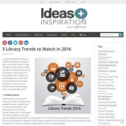 5 Library Trends to Watch in 2016