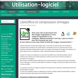 LibreOffice et compression d’images - Utilisation-logiciel