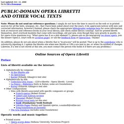 Libretto Homepage