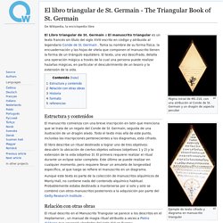 El libro triangular de St. Germain - The Triangular Book of St. Germain - qaz.wiki