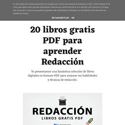 20 libros gratis PDF para aprender Redacción