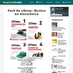 Pack De Libros: Técnico En Electrónica