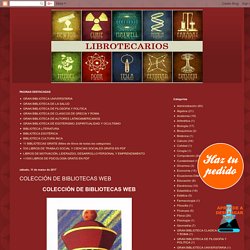 COLECCIÓN DE BIBLIOTECAS WEB