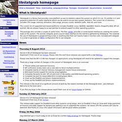 libstatgrab homepage