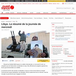 Libye. Juppé prédit une « opération de courte durée » [En direct] - Conflits
