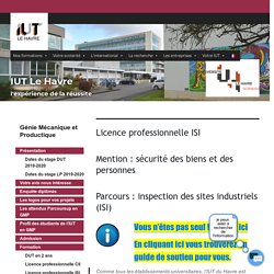 Licence professionnelle ISI – IUT Le Havre
