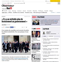 "Il y a un véritable plan de licenciement au gouvernement"