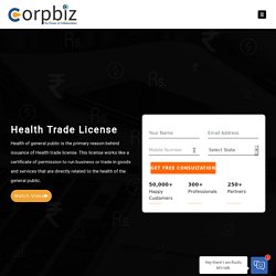 Health Trade License in India - Eligibility, Documents, Penalty, Fees - Corpbiz
