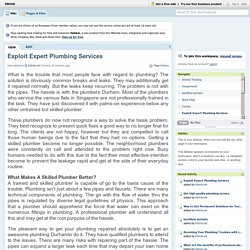 Exploit Expert Plumbing Services