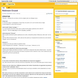 Toutes les FAQ... en wiki [licensed for non-commercial use only] / Robinson Crusoë