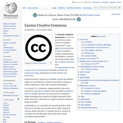 Licenze Creative Commons