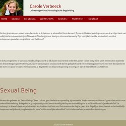 Carole Verbeeck – Lichaamsgerichte Seksuologische Begeleiding