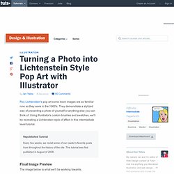 Turning a Photo into Lichtenstein Style Pop Art with Illustrator